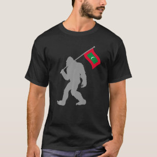 Dhivehi Raajje Or Maldivian Flag On Maldives Flag T-Shirt
