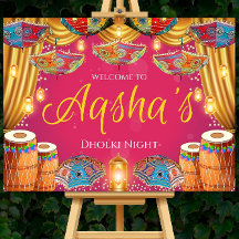 Dholak Welcome signs as Dholki Welcome Signs, Dhol