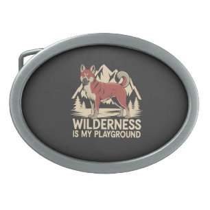 Dhole Lover Wildlife Canid Asiatic Wild Dog Belt Buckle