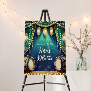 Dholki welcome signs & Mehndi decor Mehndi signs