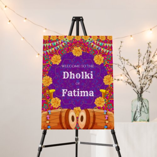 Dholki welcome signs  Mehndi welcome signs