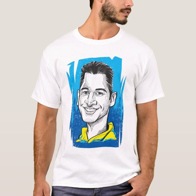 Dhoni Caricature Tshirt (Front)