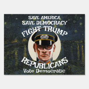 DHS FBI CBP Hope Unity Strength Empathy Care USA Sign