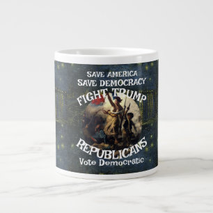 DHS FBI CBP Insurrection Act Martial Law Declared Giant Coffee Mug