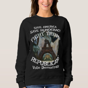 DHS FBI CBP Trump Sweatshirt Womens 36 37 38 39 