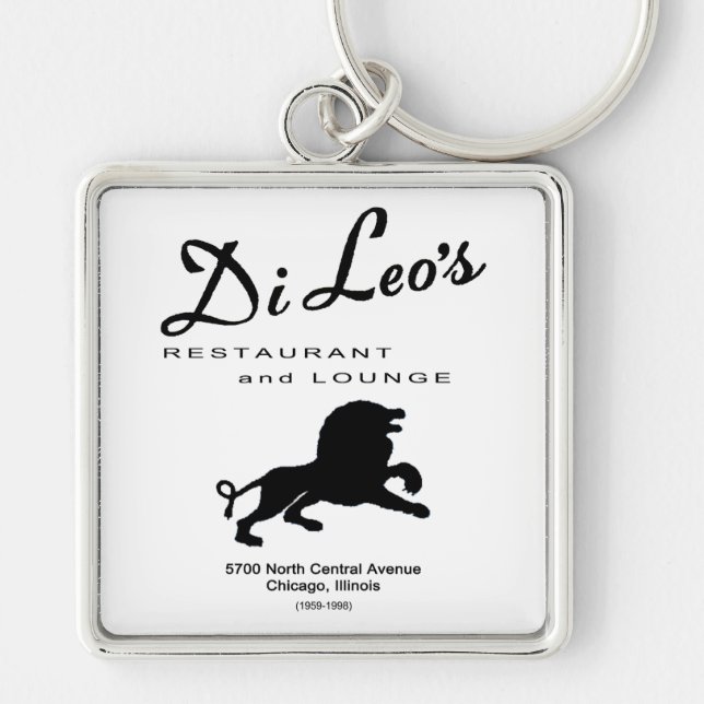 Di Leo's Restaurant, Chicago, IL Keychain (Front)