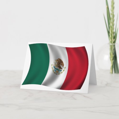 Da de la Bandera Mexican Flag Day Card