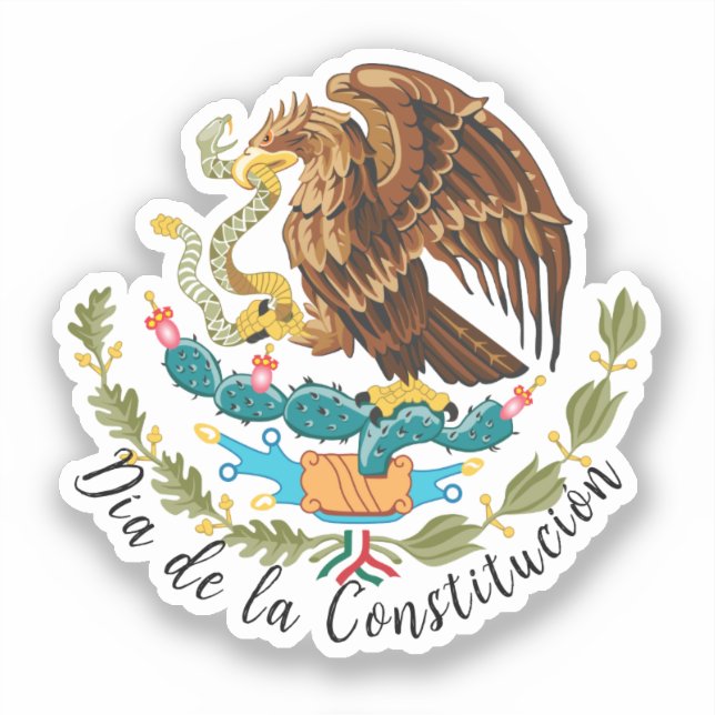 Día de la Constitución (Mexico) Sticker (Front)