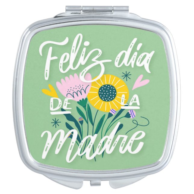 Dia De La Madre  Compact Mirror (Front)