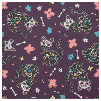Dia de los Gatos Fabric