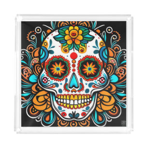 Dia de los Muertos Acrylic Tray