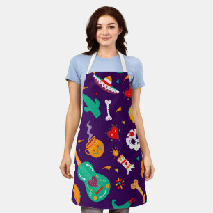 Dia De Los Muertos Apron
