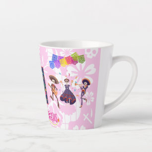 Dia De Los Muertos Band Mug (pink)