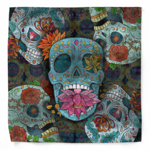 Dia De Los Muertos Bandana