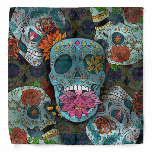 Dia De Los Muertos Bandana (Front)