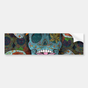 Dia De Los Muertos Bumper Sticker