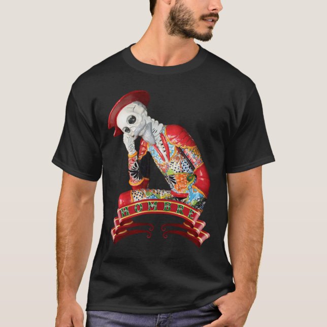 Dia de los Muertos Calavera Hombre T-Shirt (Front)