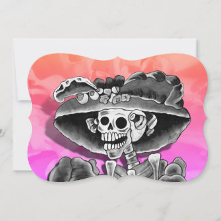 Dia de los Muertos Calavera   Invitation