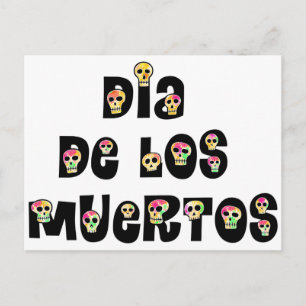 Dia De Los Muertos Calaveras Postcard