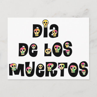 Dia De Los Muertos Calaveras Postcard