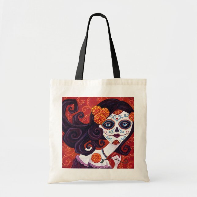 Día de los Muertos Canvas Bag (Front)