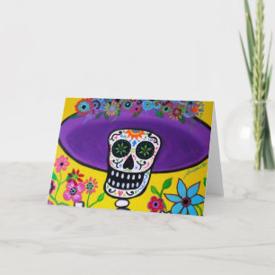 DIA DE LOS MUERTOS CATRINA CARD