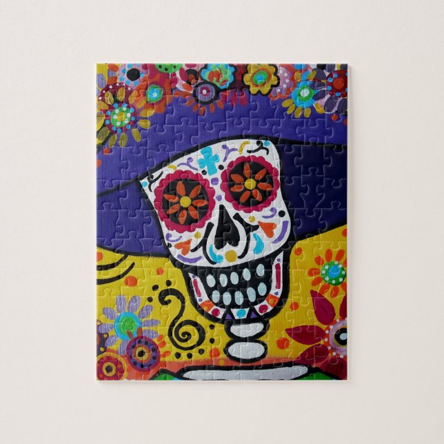 Dia de los Muertos Catrina Jigsaw Puzzle (Vertical)