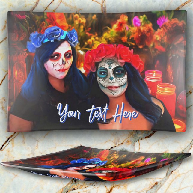  Dia de Los Muertos Catrinas 1718 Trinket Tray (Creator Uploaded)