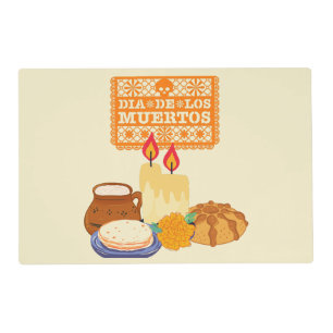 Dia De Los Muertos Celebration Placemat
