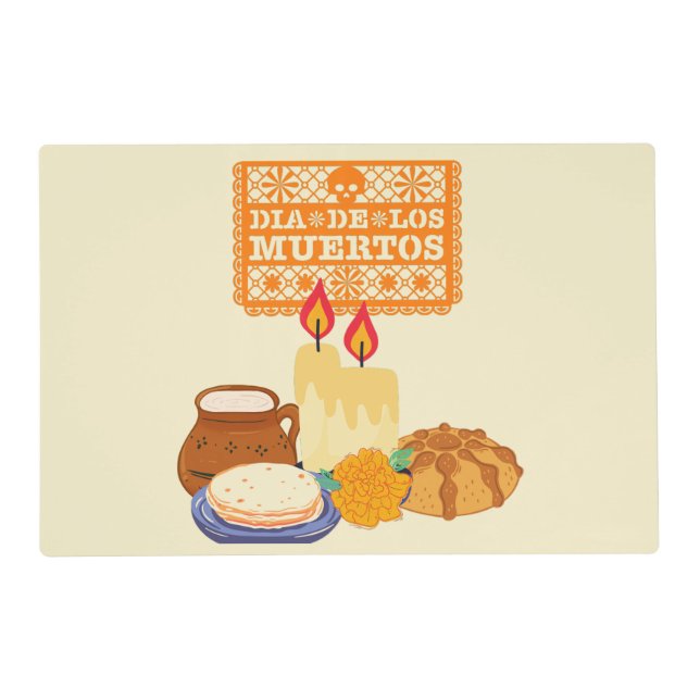 Dia De Los Muertos Celebration Placemat (Front)