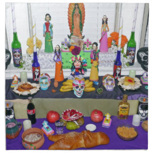 Dia de los Muertos Cloth Napkin