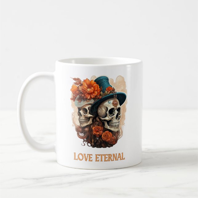 Dia de los Muertos Coffee Mug (Left)