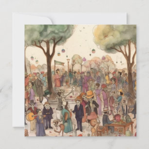 "Dia de los Muertos",Concerto de los Muertos Invitation