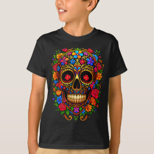 Dia De Los Muertos Costume Day Of The Dead Sugar S T-Shirt