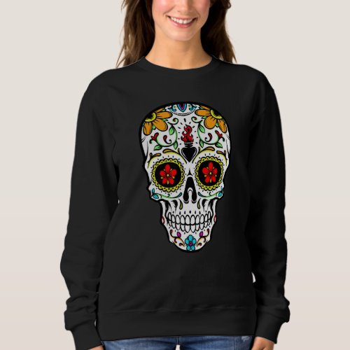 Dia de Los Muertos Costume Sugar Skull Men Women K Sweatshirt