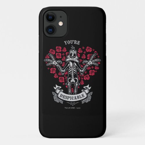 Da De Los Muertos DAFFY DUCK Youre Despicable iPhone 11 Case