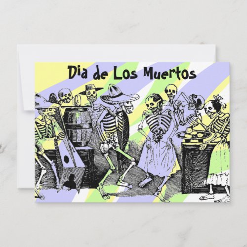 Dia de Los Muertos Day Of The Dead Invitations