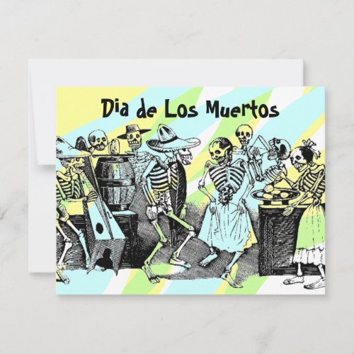 Dia de Los Muertos Day Of The Dead Invitations