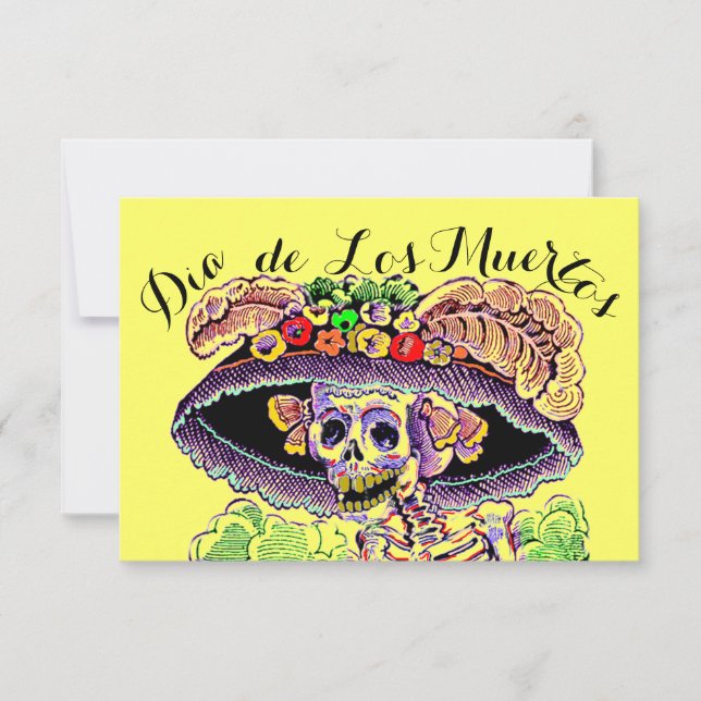 Dia de Los Muertos Day of the Dead Invitations (Front)