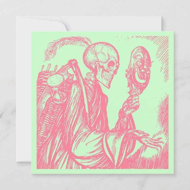 DIA DE LOS MUERTOS DAY OF THE DEAD Party INVITE (Front)