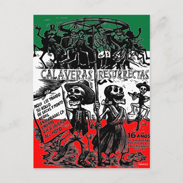 Dia de los Muertos (Day of the Dead) Postcard (Front)