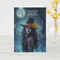 Dia de los Muertos Day of the Dead Pretty Lady