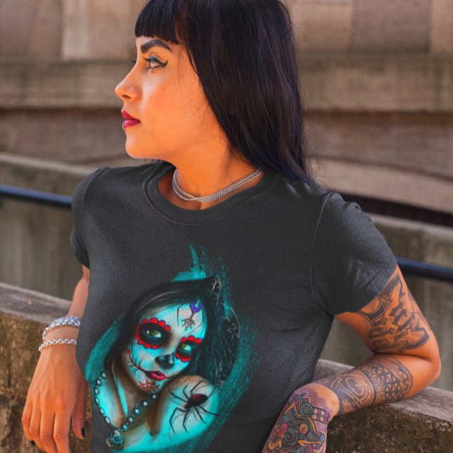 Dia de Los Muertos Day of The Dead Women's T-Shirt (Creator Uploaded)