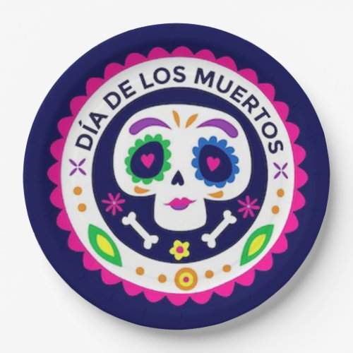 Dia de los Muertos DOD Party Paper Plates