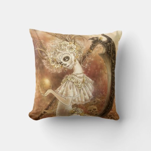 Dia de los Muertos Fantasy Pillow