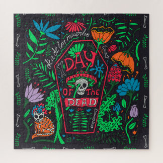 Dia de los Muertos: Festive Card Set Jigsaw Puzzle