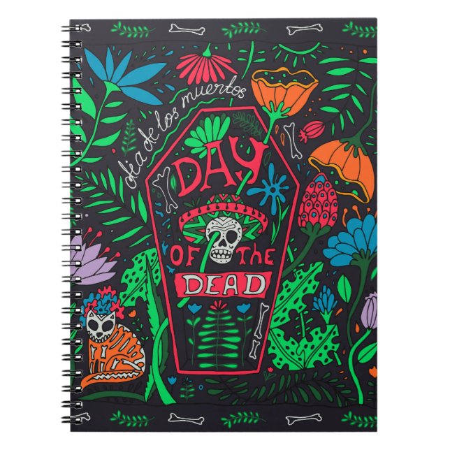 Dia de los Muertos: Festive Card Set Notebook (Front)