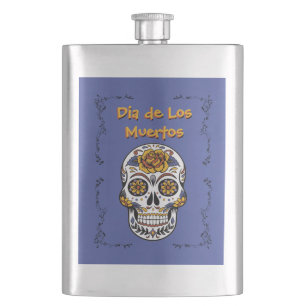 Dia de Los Muertos Flask