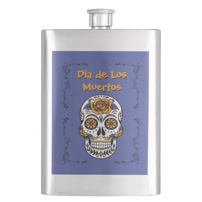 Dia de Los Muertos Flask (Front)