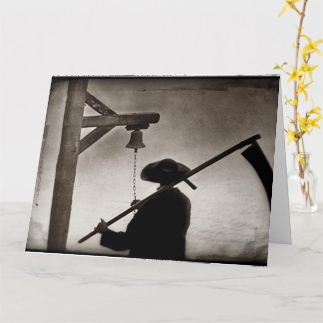 Dia De Los Muertos Greeting Card (Yellow Flower)